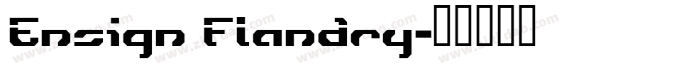 Ensign Flandry字体转换